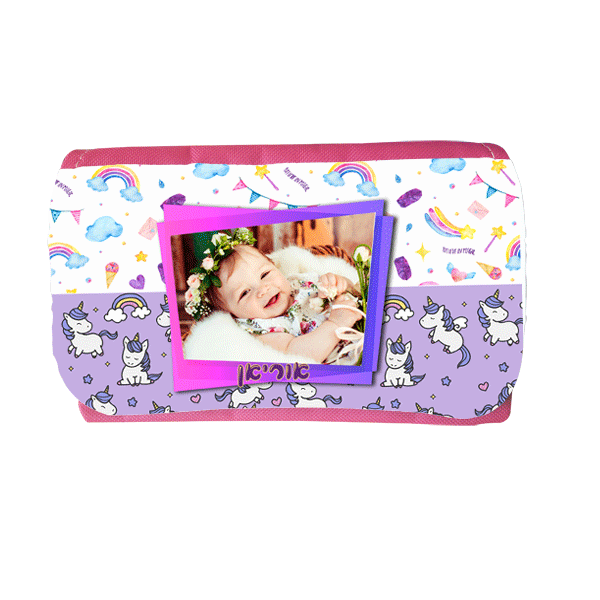 קלמר לבית הספר חד קרן וקשת בענן - מלכיט - לבחור, לעצב, להדפיס