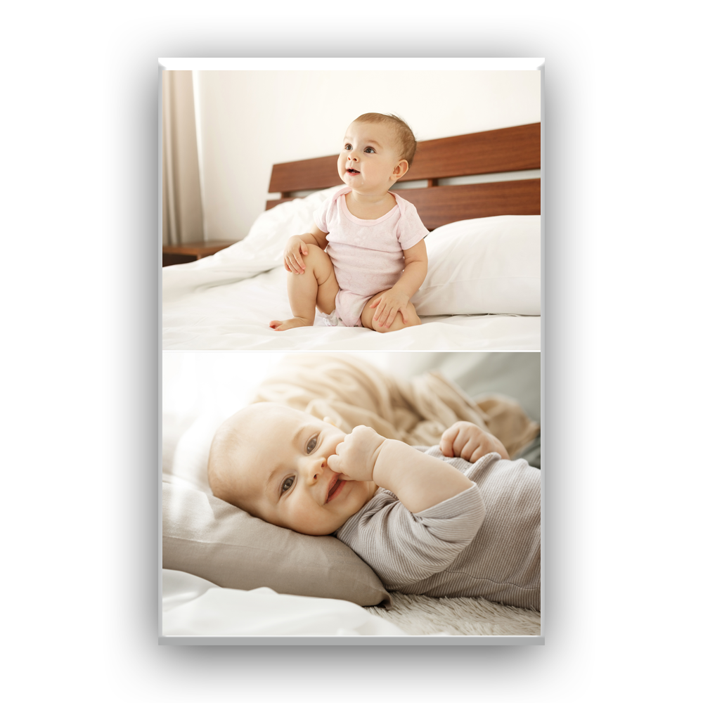 קולאז תמונות על קנבס מלבן עומד 2 תמונות - מלכיט - לבחור, לעצב, להדפיס