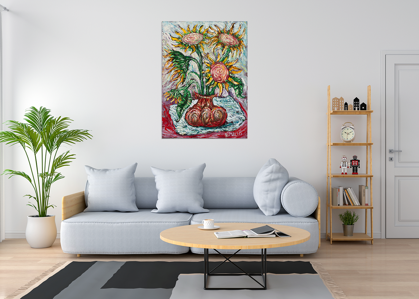 תמונת שמן על קנבס מוזריות 60X80 - מלכיט - לבחור, לעצב, להדפיס