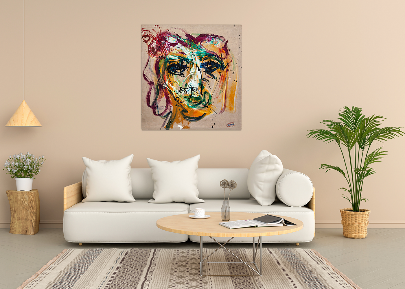 תמונת שמן על קנבס המבט - מלכיט - לבחור, לעצב, להדפיס