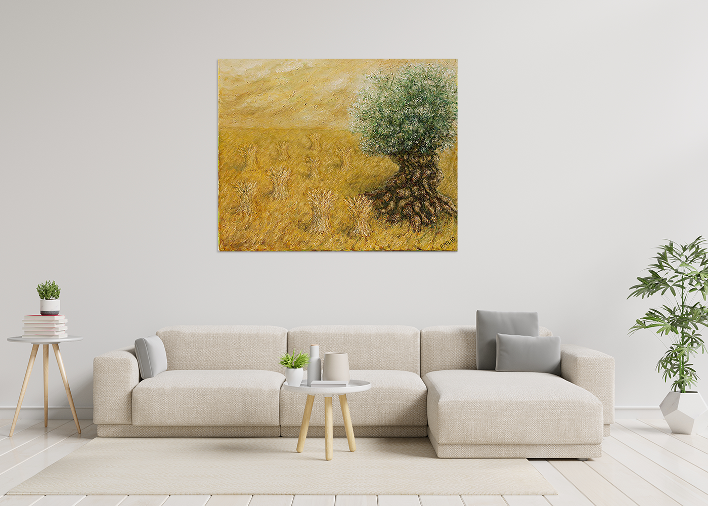 תמונת שמן על קנבס תקווה - מלכיט - לבחור, לעצב, להדפיס