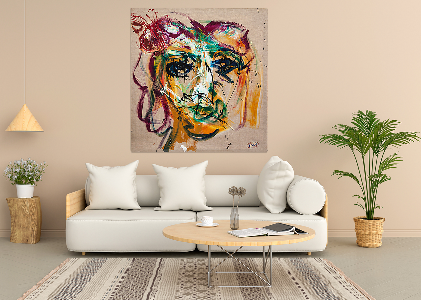 תמונת שמן על קנבס המבט - מלכיט - לבחור, לעצב, להדפיס