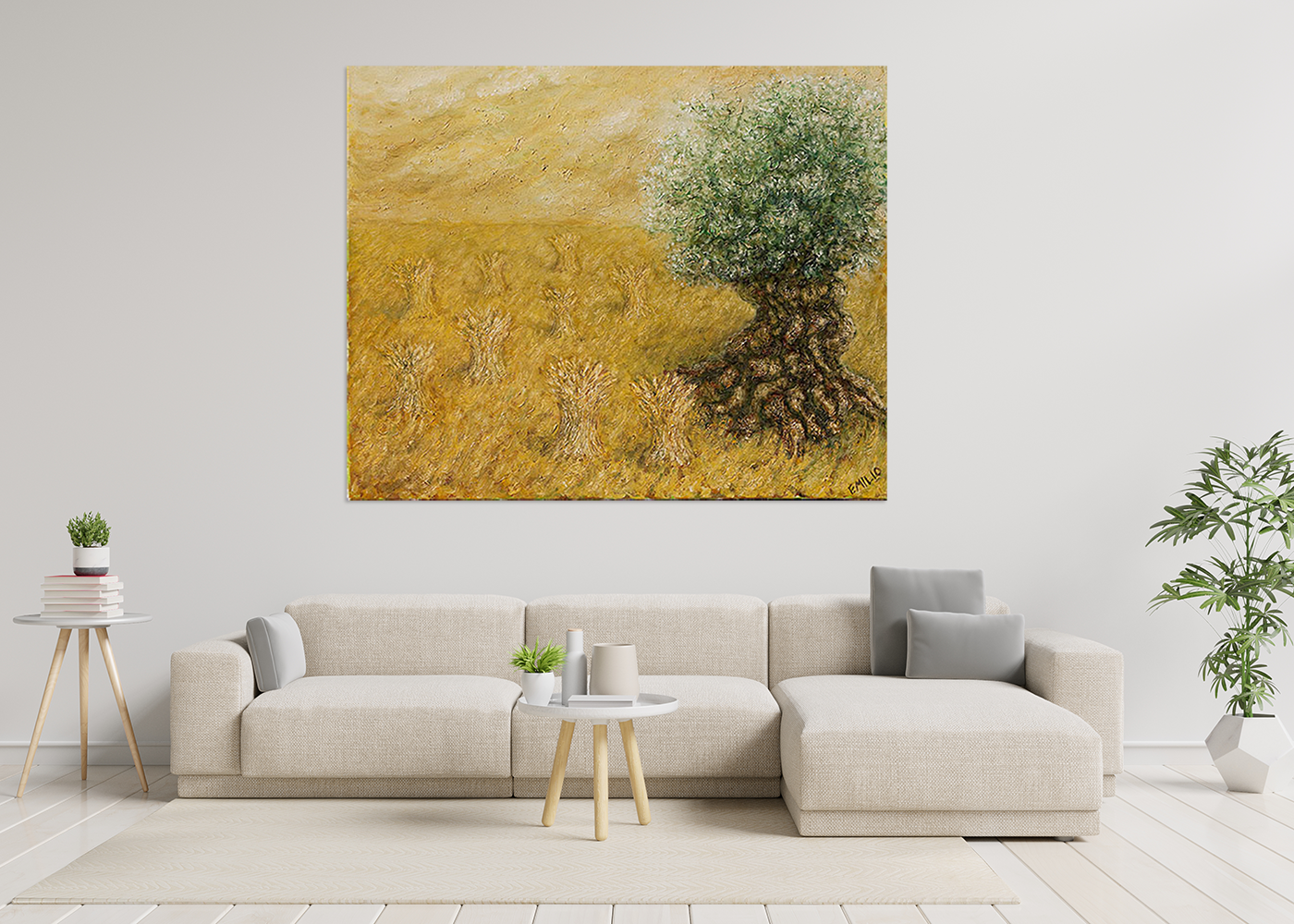 תמונת שמן על קנבס תקווה - מלכיט - לבחור, לעצב, להדפיס