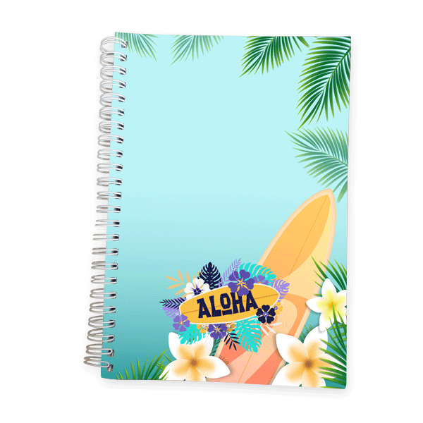 מחברת בית ספר מעוצבת בסגנון גולש מקצועי - מלכיט - לבחור, לעצב, להדפיס