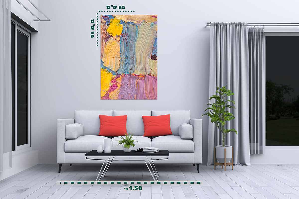 תמונת אבסטרקט על קנבס 8 - מלכיט - לבחור, לעצב, להדפיס