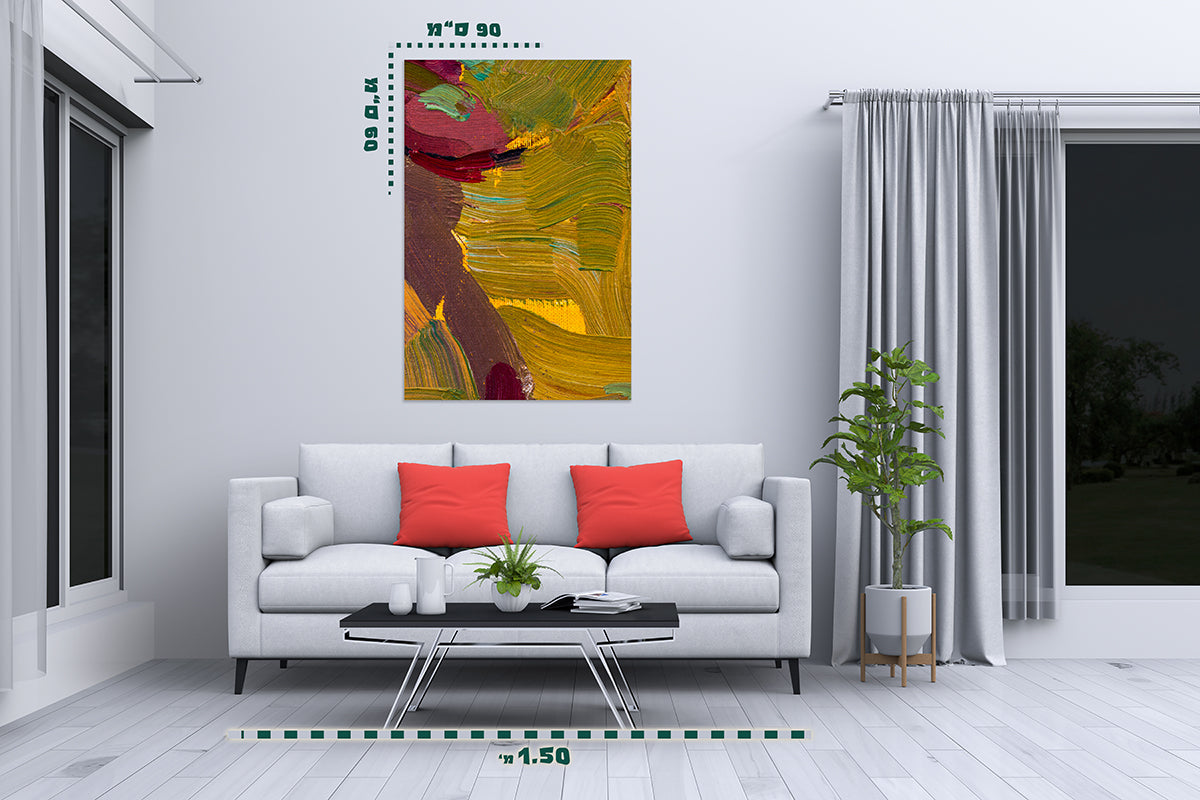 תמונת אבסטרקט על קנבס 9 - מלכיט - לבחור, לעצב, להדפיס