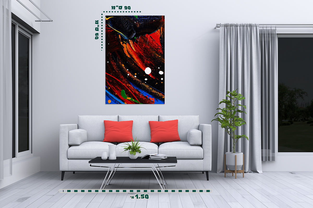 תמונת אבסטרקט על קנבס 14 - מלכיט - לבחור, לעצב, להדפיס