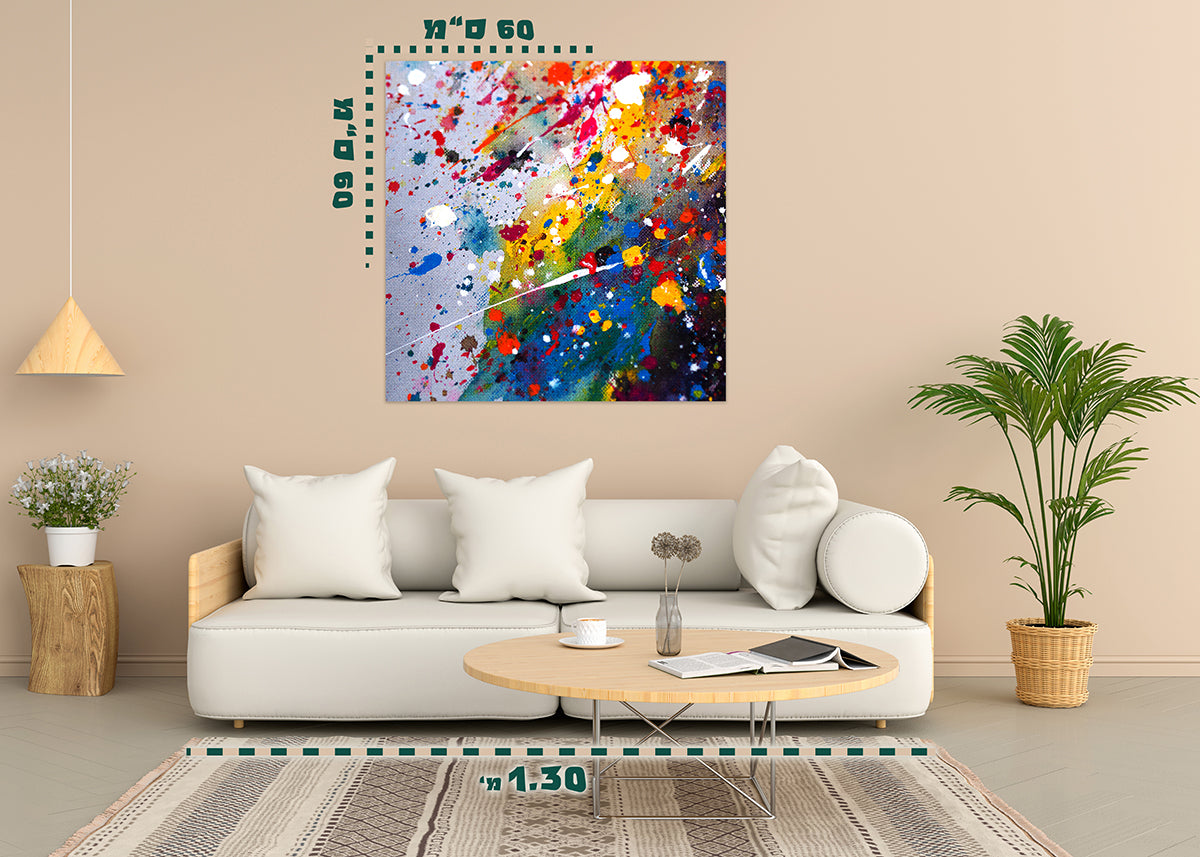 תמונת אבסטרקט על קנבס 16 - מלכיט - לבחור, לעצב, להדפיס