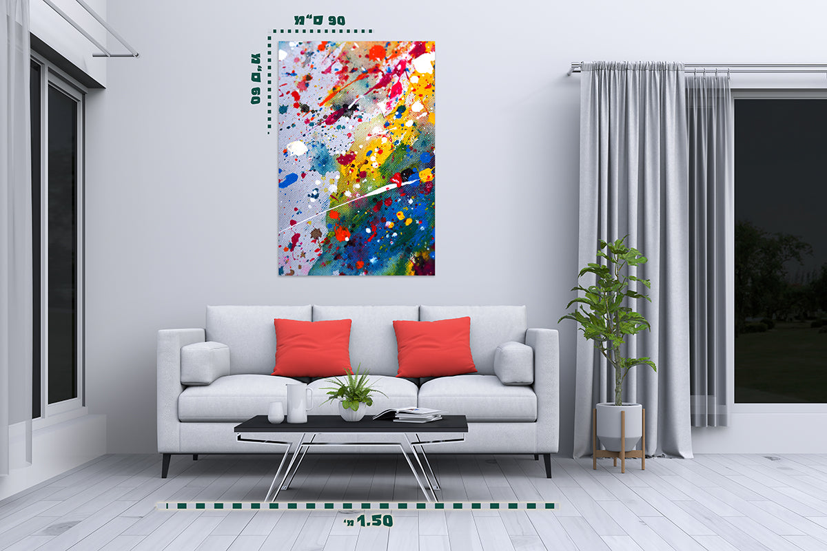 תמונת אבסטרקט על קנבס 16 - מלכיט - לבחור, לעצב, להדפיס
