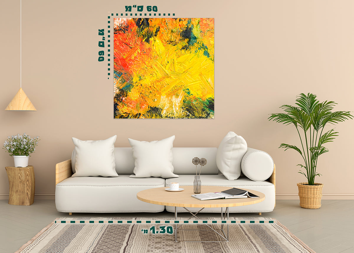 תמונת אבסטרקט על קנבס 18 - מלכיט - לבחור, לעצב, להדפיס